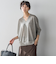 【新色追加】LEVITAシアーVネックドルマンニットプルオーバー≪手洗い可能≫