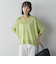 【新色追加】LEVITAシアーVネックドルマンニットプルオーバー≪手洗い可能≫
