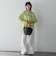 【新色追加】LEVITAシアーVネックドルマンニットプルオーバー≪手洗い可能≫