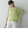 【新色追加】LEVITAシアーVネックドルマンニットプルオーバー≪手洗い可能≫