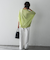【新色追加】LEVITAシアーVネックドルマンニットプルオーバー≪手洗い可能≫