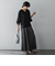 タックワイドスリーブVネックドルマンブラウス≪手洗い可能≫