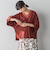 タックワイドスリーブVネックドルマンブラウス≪手洗い可能≫