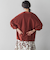 タックワイドスリーブVネックドルマンブラウス≪手洗い可能≫