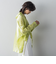 リネンドロストクロップドシャツ≪手洗い可能≫