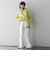 リネンドロストクロップドシャツ≪手洗い可能≫