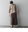 ボックスタックロングスカート≪手洗い可能≫