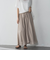 コットンボイル2WAYエアリーギャザースカート≪手洗い可能≫