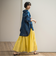 コットンボイル2WAYエアリーギャザースカート≪手洗い可能≫