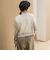 透かし柄編みニットカーディガン≪手洗い可能≫