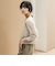 透かし柄編みニットカーディガン≪手洗い可能≫