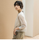 透かし柄編みニットカーディガン≪手洗い可能≫