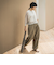 透かし柄編みニットカーディガン≪手洗い可能≫