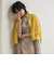 透かし柄編みニットカーディガン≪手洗い可能≫