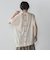 BACK釦アシンメトリーニットプルオーバー≪手洗い可能≫
