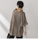 【新色追加】シアー楊柳バックタックスキッパーブラウス≪手洗い可能≫