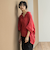 【新色追加】シアー楊柳バックタックスキッパーブラウス≪手洗い可能≫