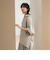 ラフィーネクロスハーフジップブラウス≪手洗い可能 / セットアップ対応≫