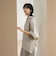 ラフィーネクロスハーフジップブラウス≪手洗い可能 / セットアップ対応≫