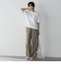 デニムロゴTシャツ≪洗濯機で洗える≫
