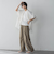 デニムロゴTシャツ≪洗濯機で洗える≫