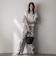 ペイズリー柄ドッキングポンチョTシャツ≪洗濯機で洗える≫