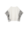 ペイズリー柄ドッキングポンチョTシャツ≪洗濯機で洗える≫