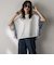 ペイズリー柄ドッキングポンチョTシャツ≪洗濯機で洗える≫