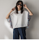 ペイズリー柄ドッキングポンチョTシャツ≪洗濯機で洗える≫