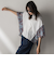 ペイズリー柄ドッキングポンチョTシャツ≪洗濯機で洗える≫