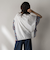 ペイズリー柄ドッキングポンチョTシャツ≪洗濯機で洗える≫
