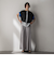 配色センターラインニットプルオーバー≪手洗い可能≫