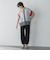 配色センターラインニットプルオーバー≪手洗い可能≫
