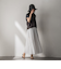 シアーランダムプリーツスカート≪洗濯機で洗える≫