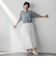 シアーランダムプリーツスカート≪洗濯機で洗える≫