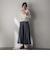 オーガンジーフーディブルゾン≪手洗い可能≫