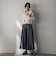 オーガンジーフーディブルゾン≪手洗い可能≫