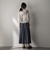 オーガンジーフーディブルゾン≪手洗い可能≫