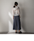 オーガンジーフーディブルゾン≪手洗い可能≫