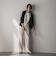 オーガンジーフーディブルゾン≪手洗い可能≫