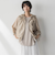 オーガンジーフーディブルゾン≪手洗い可能≫