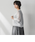 Vネックジップシアーカーディガン≪手洗い可能≫