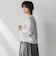 Vネックジップシアーカーディガン≪手洗い可能≫