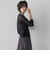 Vネックジップシアーカーディガン≪手洗い可能≫