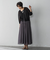 Vネックジップシアーカーディガン≪手洗い可能≫