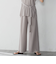 【WEB限定】クリスタルプリーツノースリーブセットアップ≪手洗い可能≫