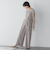 【WEB限定】クリスタルプリーツノースリーブセットアップ≪手洗い可能≫