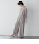 【WEB限定】クリスタルプリーツノースリーブセットアップ≪手洗い可能≫
