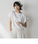 【WEB限定】フレンチスリーブニットプルオーバー≪手洗い可能≫