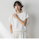【WEB限定】フレンチスリーブニットプルオーバー≪手洗い可能≫